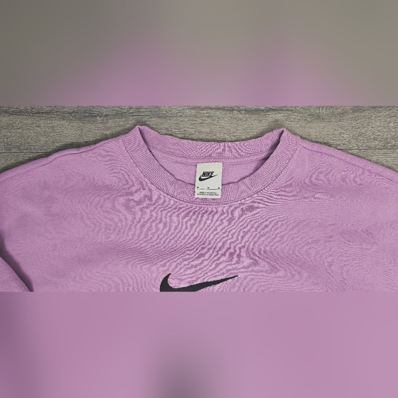 Nike Women's Oversized Crewneck Sweatshirt-Size Medium - Picture 3 of 5